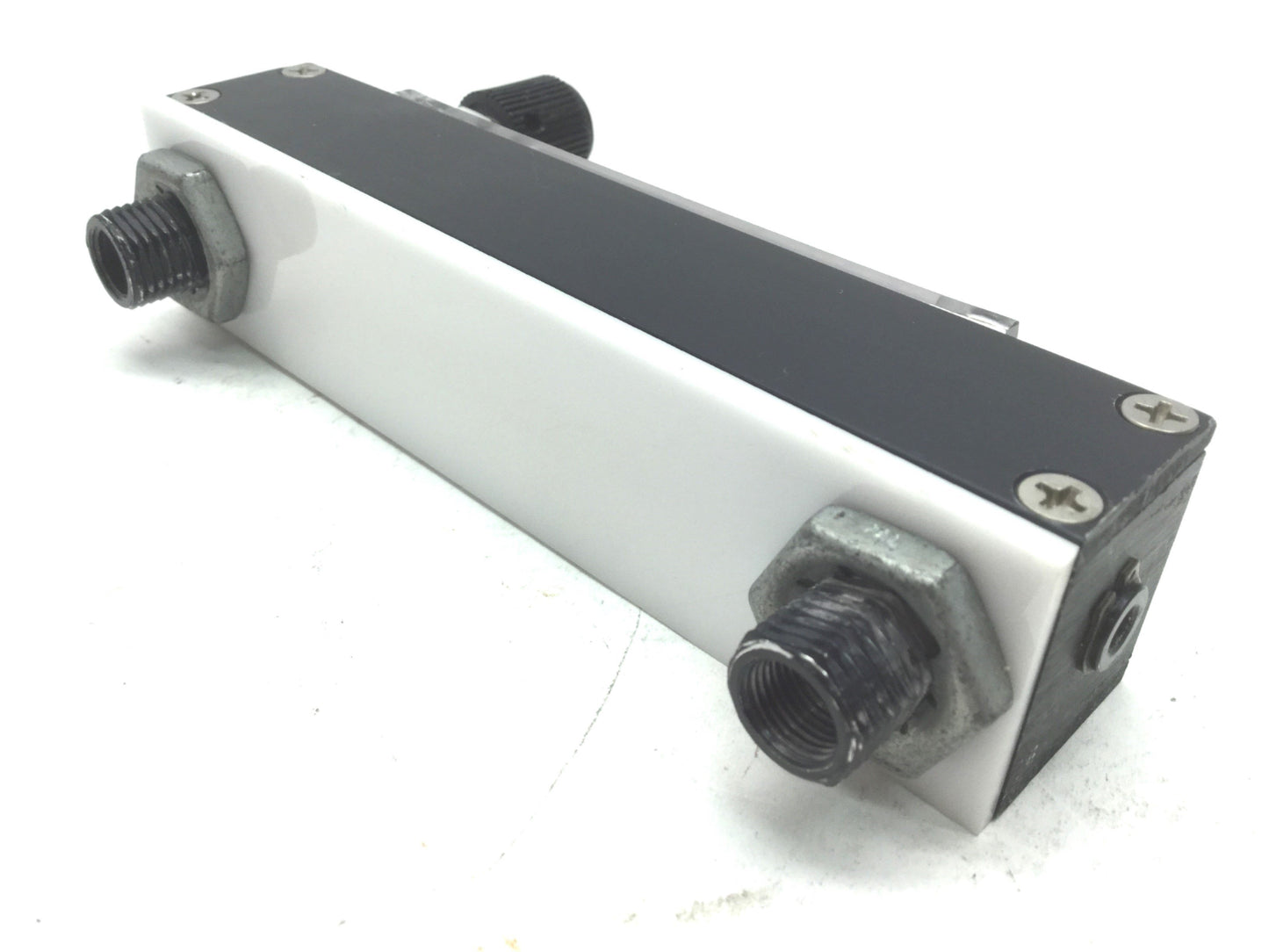 Used Cole Parmer EW-03216-50 Air Flow Meter Scale: 65mm 8.3mL/min With Valve