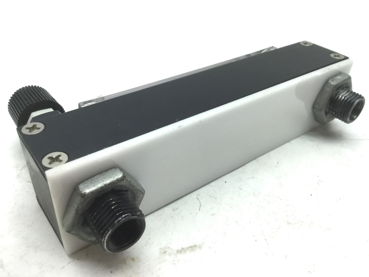 Used Cole Parmer EW-03216-50 Air Flow Meter Scale: 65mm 8.3mL/min With Valve