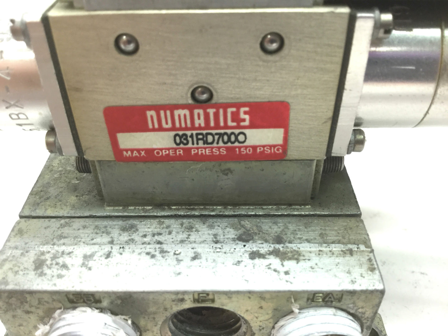 Used Numatics 031SA4004011B & 031SA4154000061 Solenoid Valves, Regulator, 2-Pos 5-Way