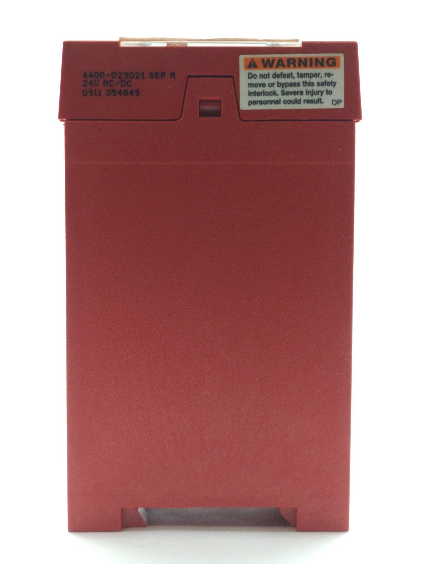Used Allen Bradley 440R-D23021 Guardmaster Two Hand Safety Relay, 3-Pole NO, 24VAC/DC