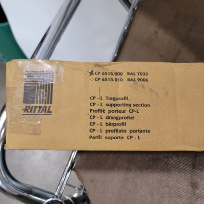 Used Rittal CP 6515.000 Extruded Aluminum Enclosure Support Section Wireway 945mm