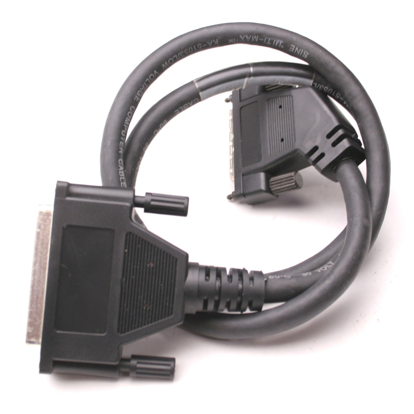 Used Allen Bradley 9101-1369-003 REV B Interface Cable 3' Long 50 POS Female D-Sub