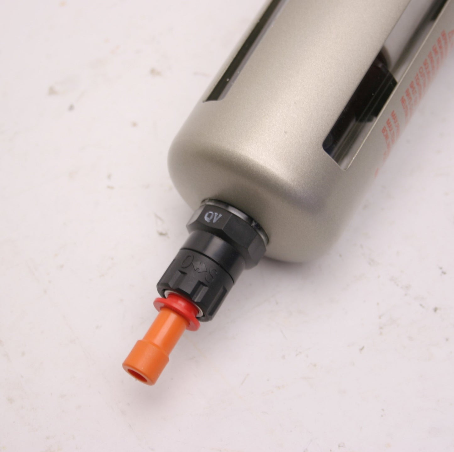 Used SMC AW40-N04BG-Z Filter/Regulator, 0-150 Gauge, *Drain Wont Seal, Added Plug*