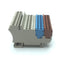 Used Lot of 10 Weidmuller ZIA 1.5/3L-1S Terminal Blocks w ZVL 1.5 Distribution Plugs