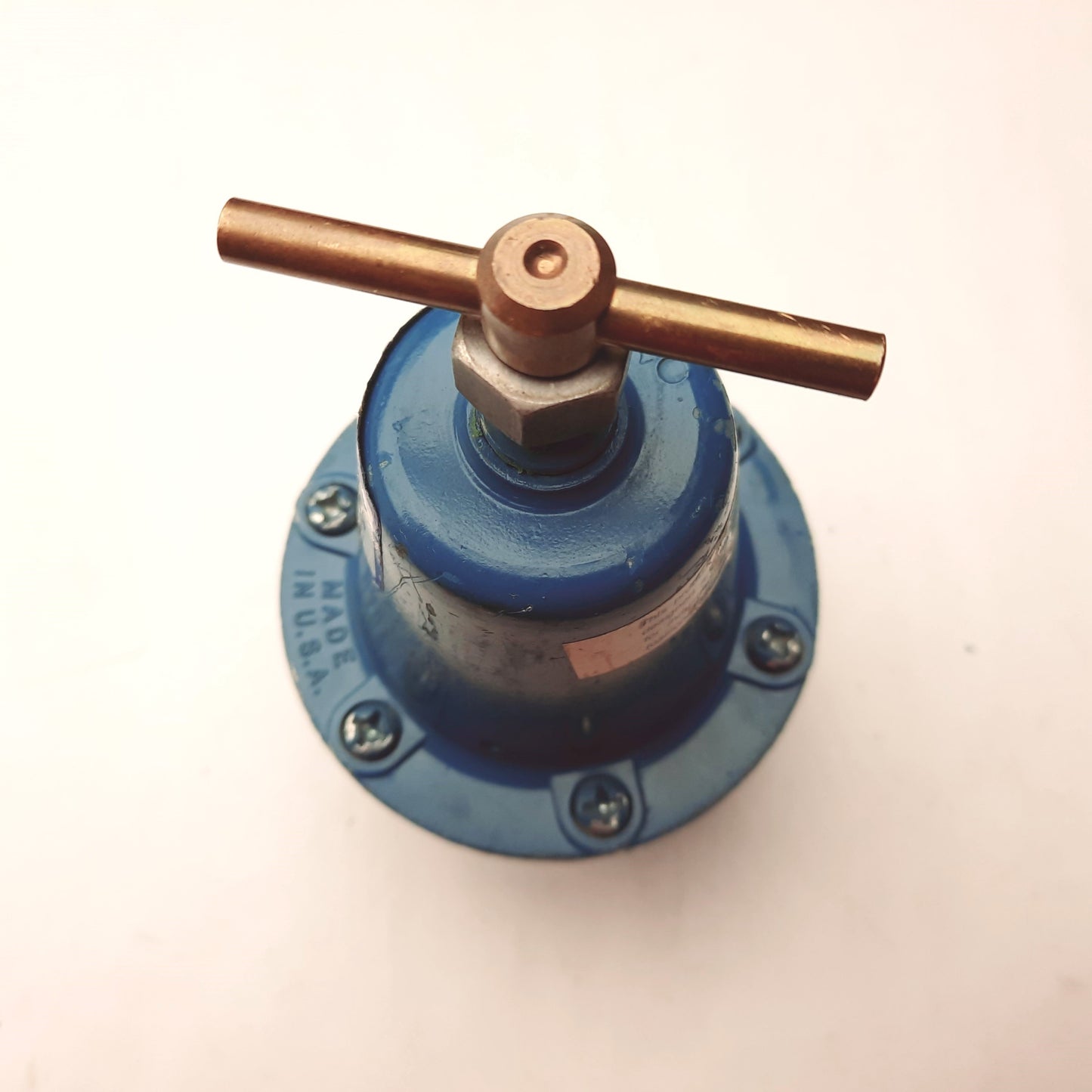 Used Oxweld R-5703 639630 High Capacity Pipeline Station Regulator 0-75PSIG 1/2" NPT