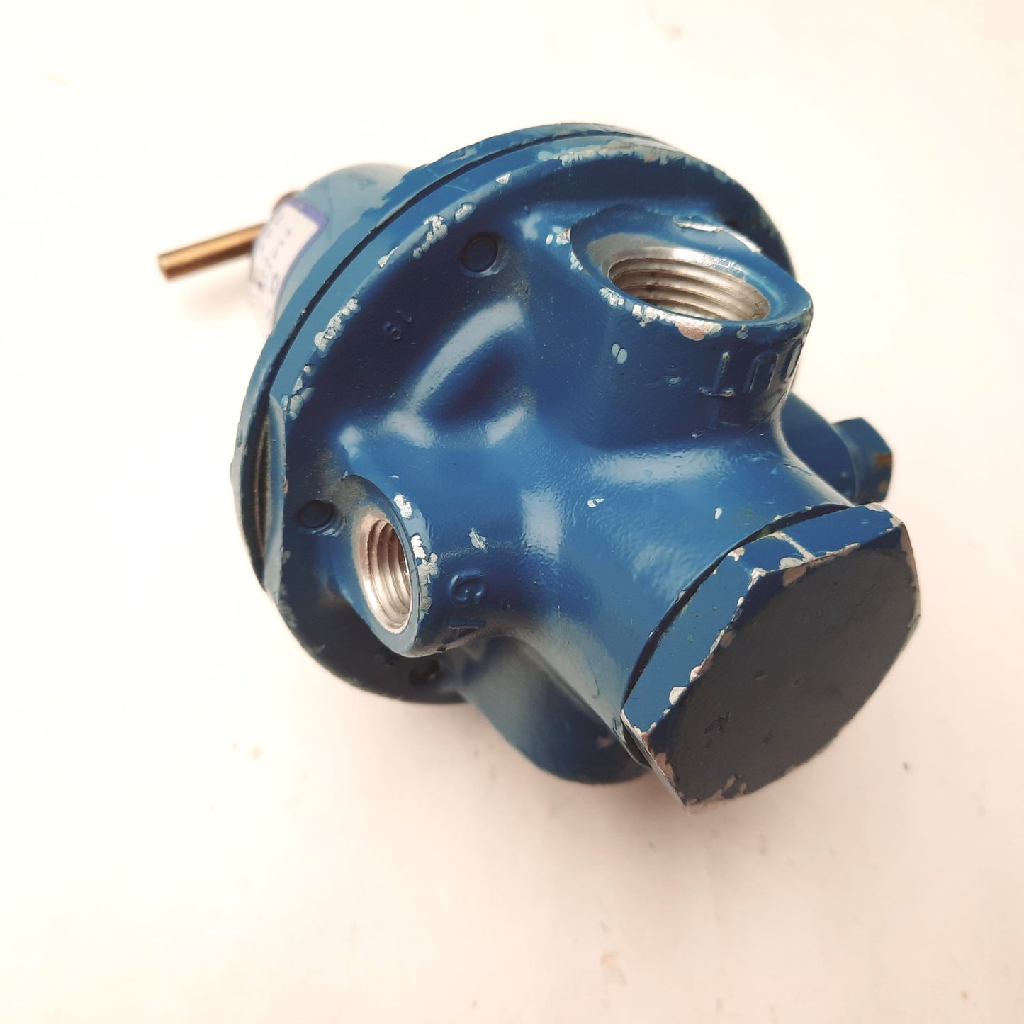 Used Oxweld R-5703 639630 High Capacity Pipeline Station Regulator 0-75PSIG 1/2" NPT