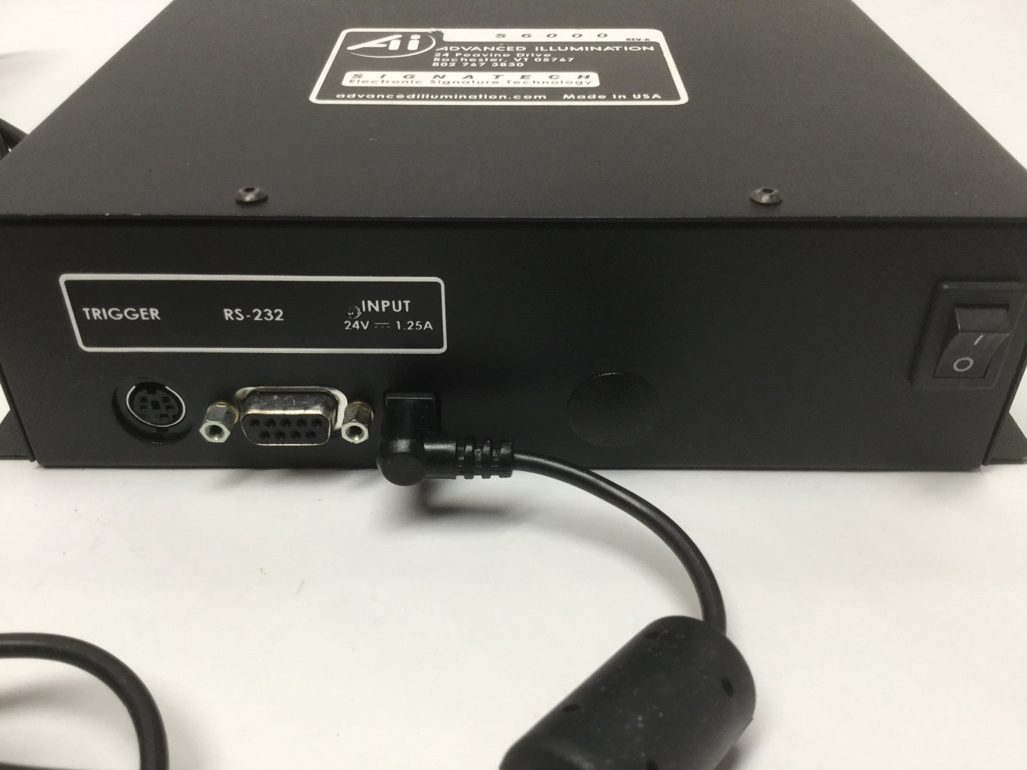 Used Advanced Illumination S6000 Signatech Controller Single Input, Dual Output 24VDC