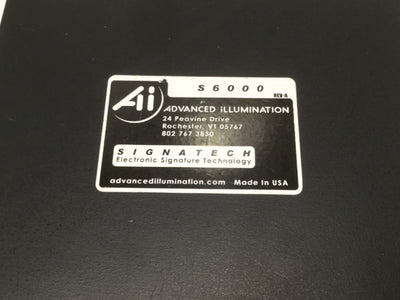 Used Advanced Illumination S6000 Signatech Controller Single Input, Dual Output 24VDC