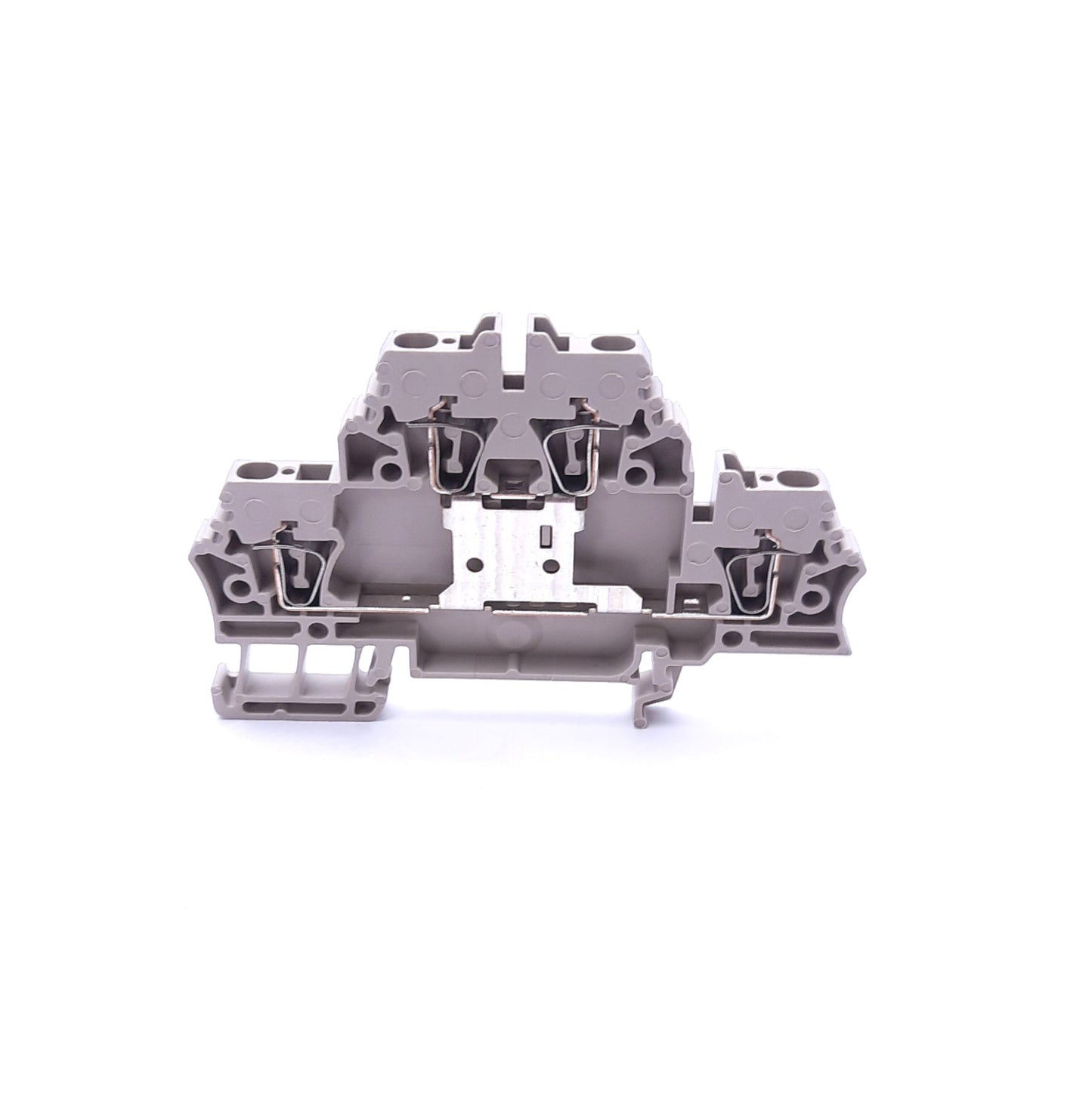 Used Lot of 25 Weidmuller ZDK 2.5V Terminal Blocks, Tan, 500V, 20A, DIN Rail