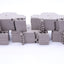 Used Lot of 25 Weidmuller ZDK 2.5V Terminal Blocks, Tan, 500V, 20A, DIN Rail