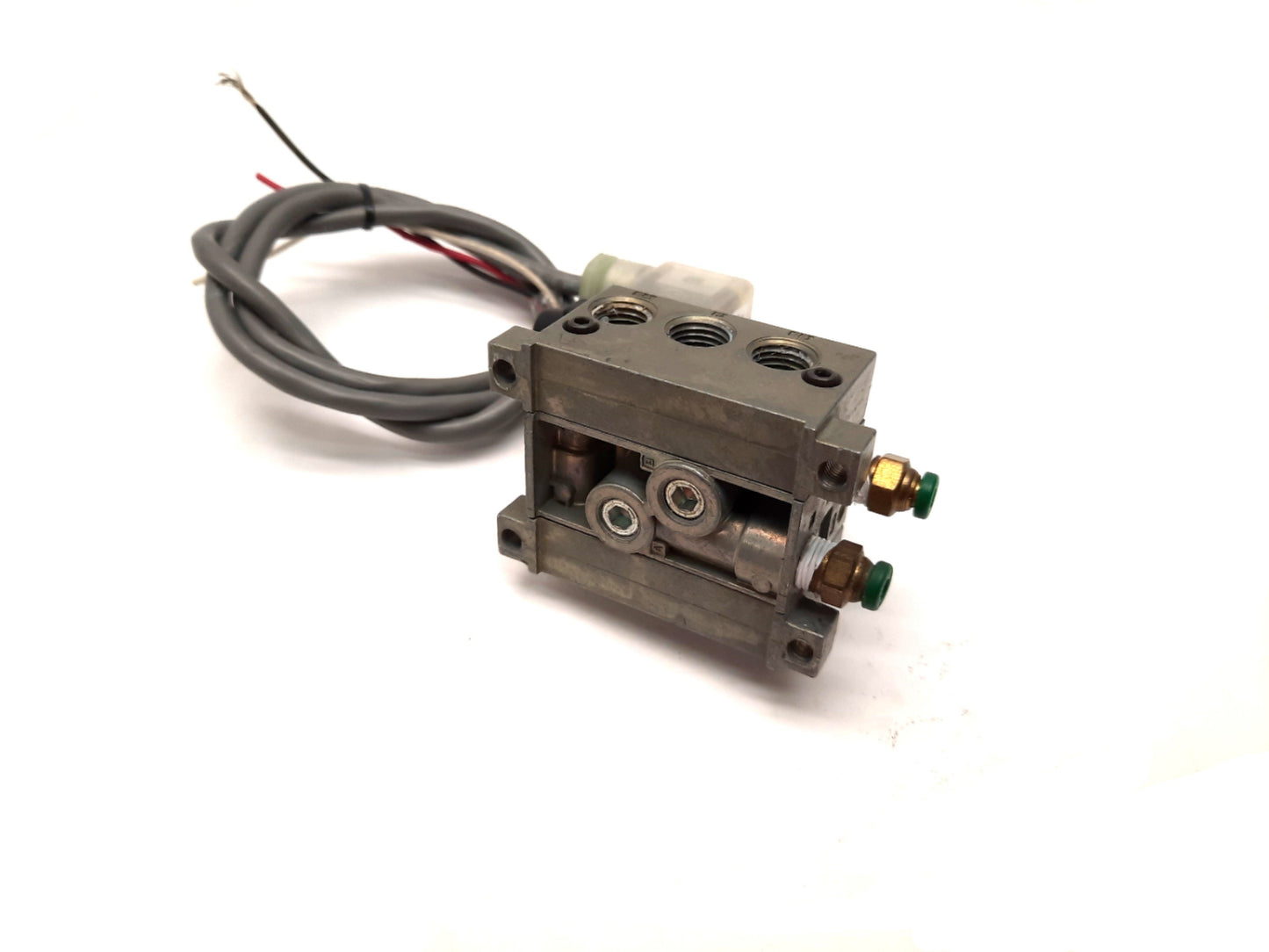Used Numatics 031SA400C Solenoid Air Valve 2 Pos 5 Port 1/8" NPT 24VDC