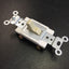Used Lot of 22 Leviton Single-Pole Toggle Light Switch Ivory, 15Amp 120/277VAC, Cover