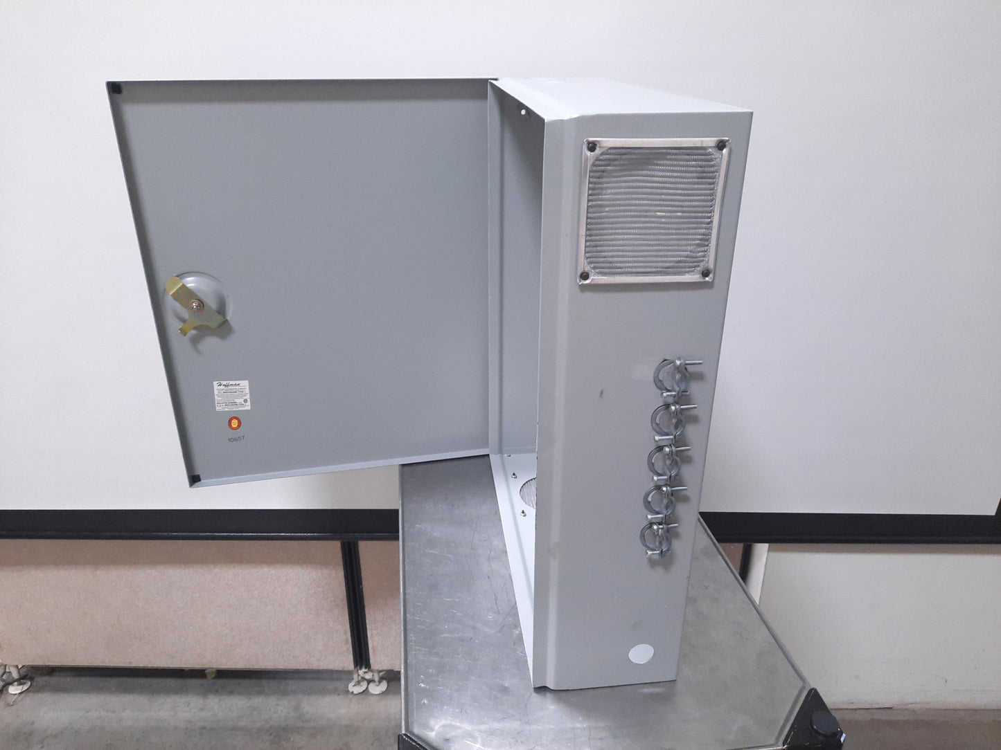 Used Hoffman 24206 Steel Enclosure 24" x 19.5" x 6" Cutout Box, Electrical, Type 1