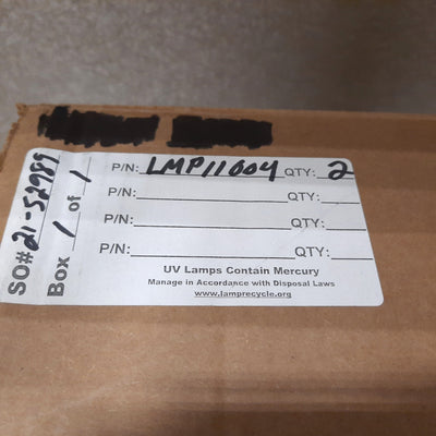 New Lot of 2 Ideal Horizons LMP 11004 UV Lamp Bulb, Length: 61", Single Pin