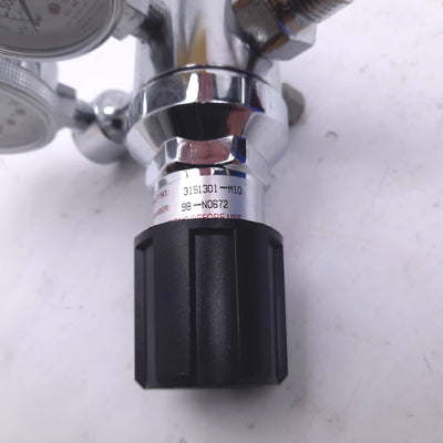 Used Concoa 3151301-M1Q Regulator 500 CGA Connector 1/4" NPT Inlet Gauge: 0-4000PSI