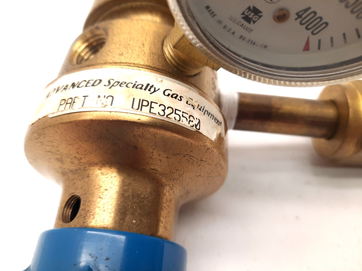 Used Linde UPE325580 Specialty Welding Gas Regulator With CGA 540 Connection Oxygen