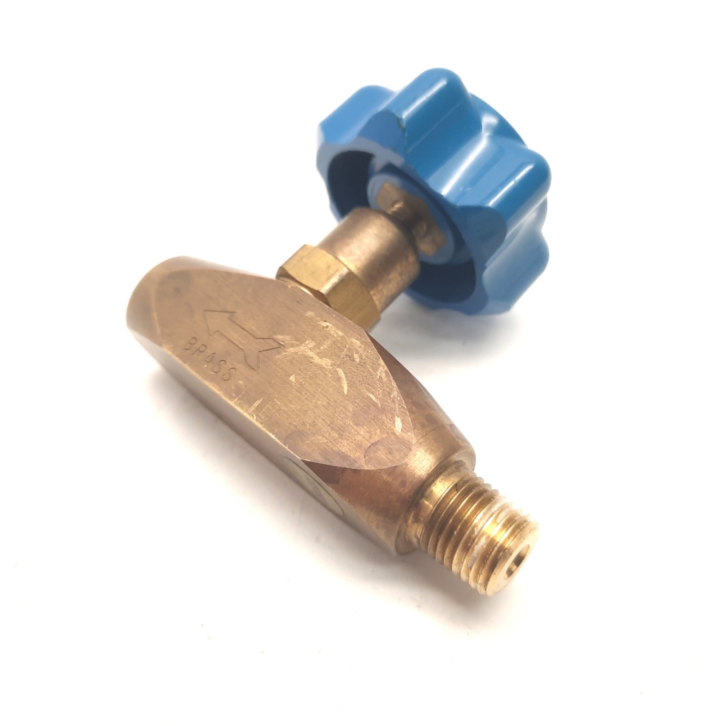 Used Linde Brass Needle Flow Control Valve 3000 PSI 1/4" NPT Male to Female