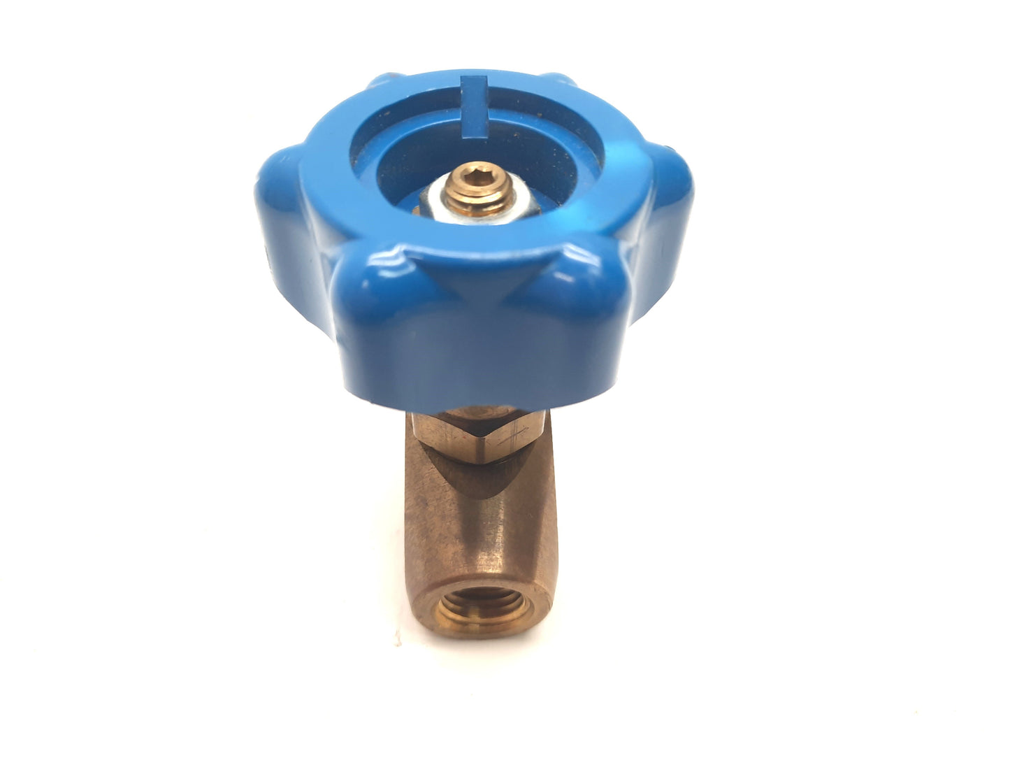 Used Linde Brass Needle Flow Control Valve 3000 PSI 1/4" NPT Male to Female