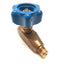Used Linde Brass Needle Flow Control Valve 3000 PSI 1/4" NPT Male to Female