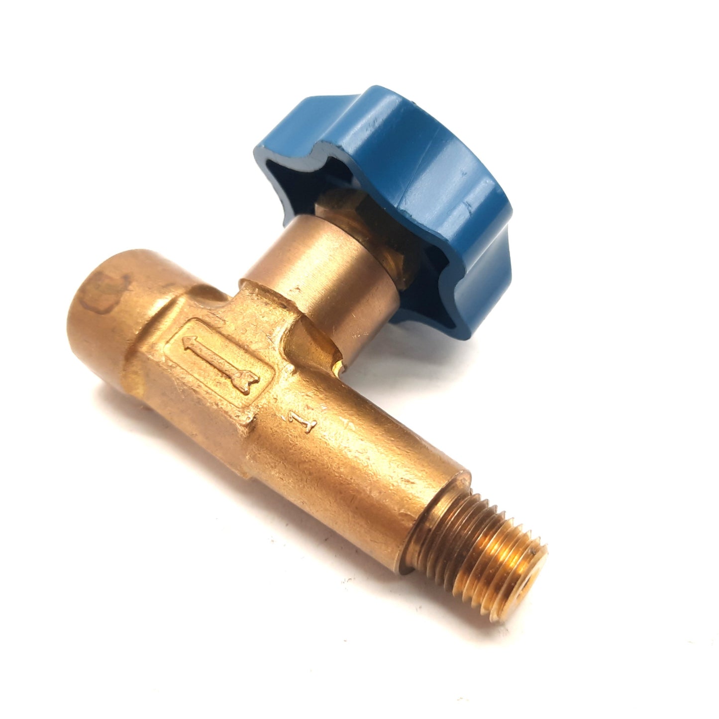 Used Linde Brass Needle Flow Control Valve Male to Female 1/4" NPT