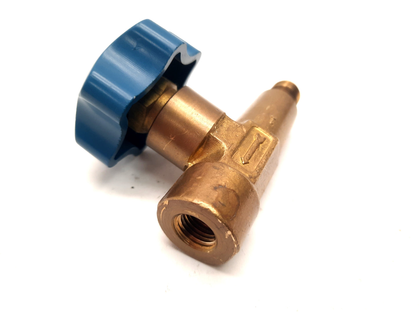 Used Linde Brass Needle Flow Control Valve Male to Female 1/4" NPT