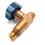 Used Linde Brass Needle Flow Control Valve Male to Female 1/4" NPT