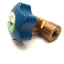 Used Linde Brass Needle Flow Control Valve Male to Female 1/4" NPT