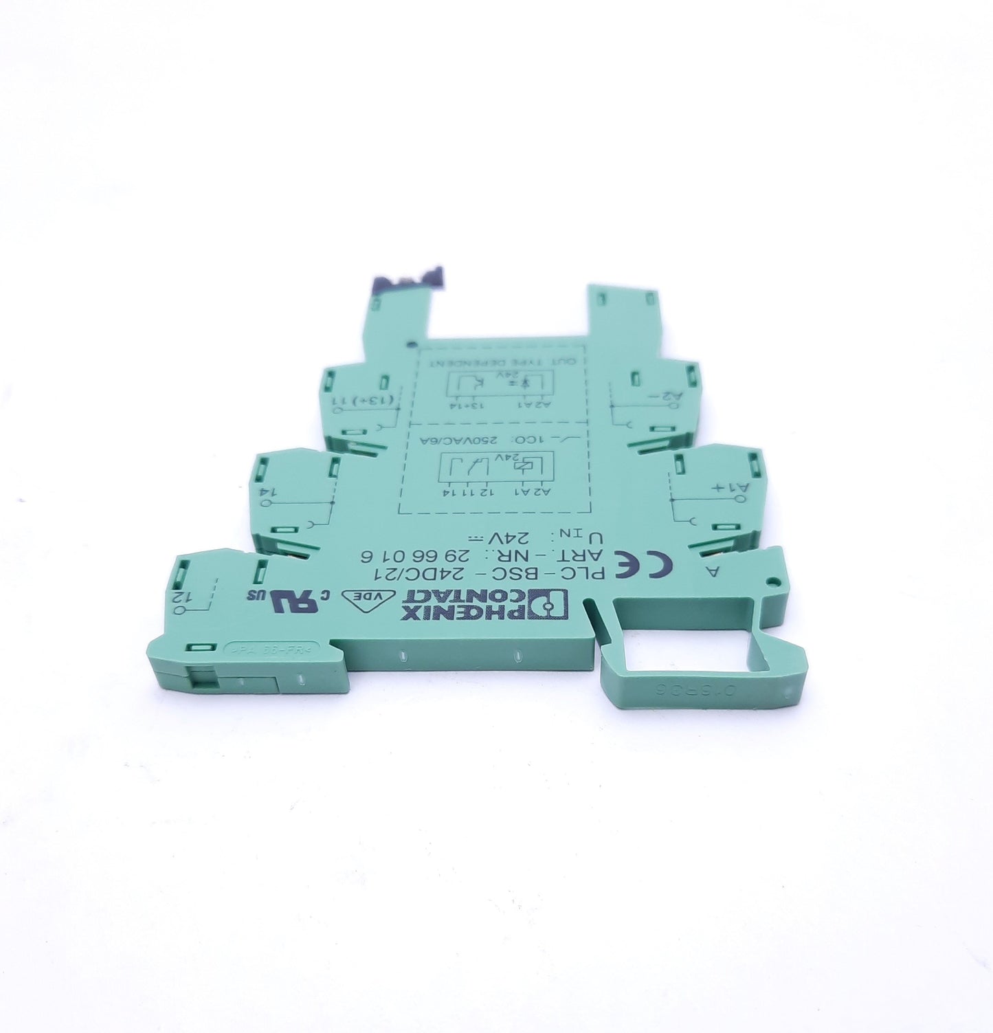 Used Lot of 3 Phoenix Contact PLC-BSC-24DC/21 Terminal Blocks w/ 2961105 SPDT Relays