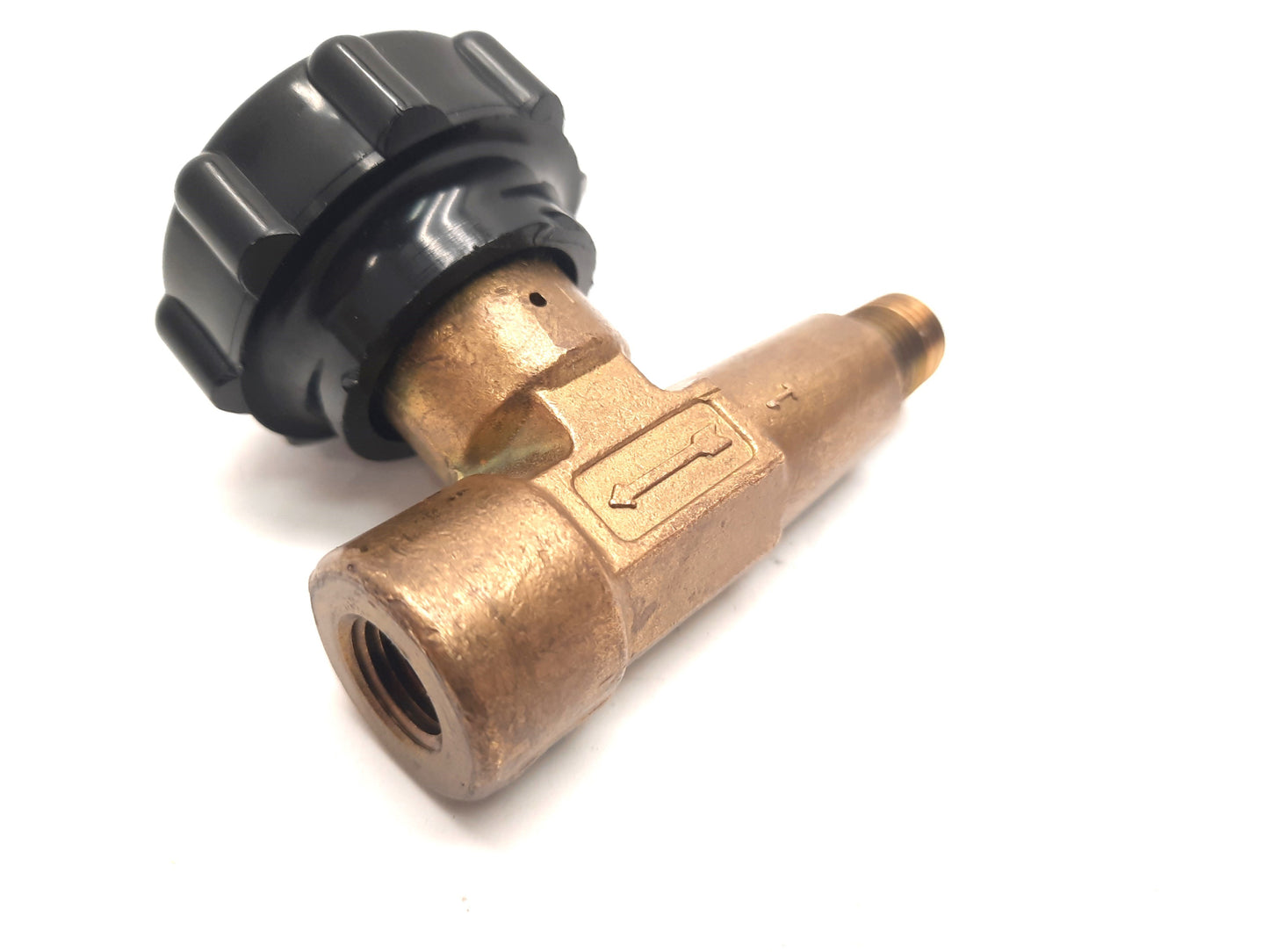 Used Scott Brass Needle Flow Control Valve Male to Female 1/4" NPT