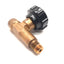 Used Scott Brass Needle Flow Control Valve Male to Female 1/4" NPT