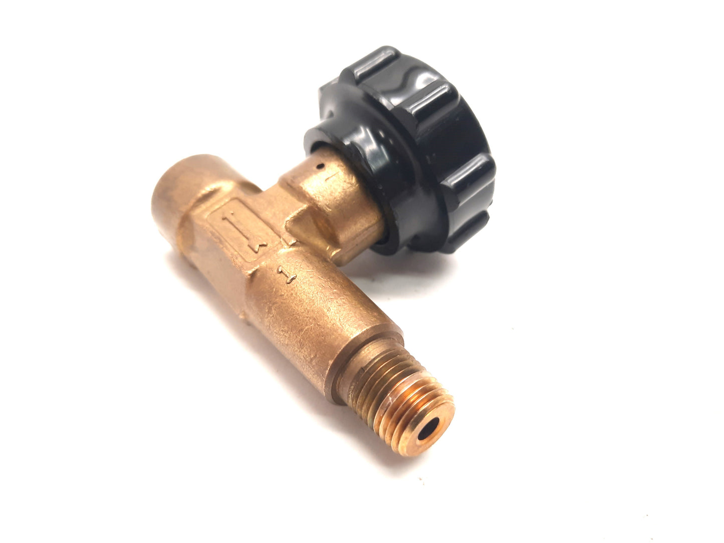 Used Scott Brass Needle Flow Control Valve Male to Female 1/4" NPT