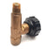 Used Scott Brass Needle Flow Control Valve Male to Female 1/4" NPT