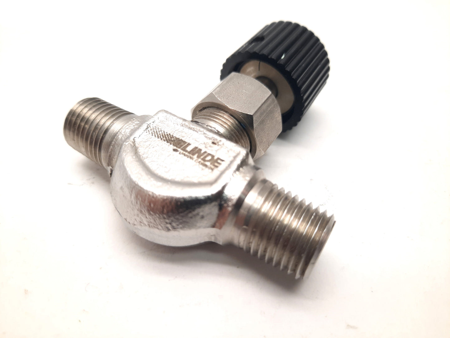 Used Linde 316 Stainless Steel Needle Flow Control Valve 1/4" NPT