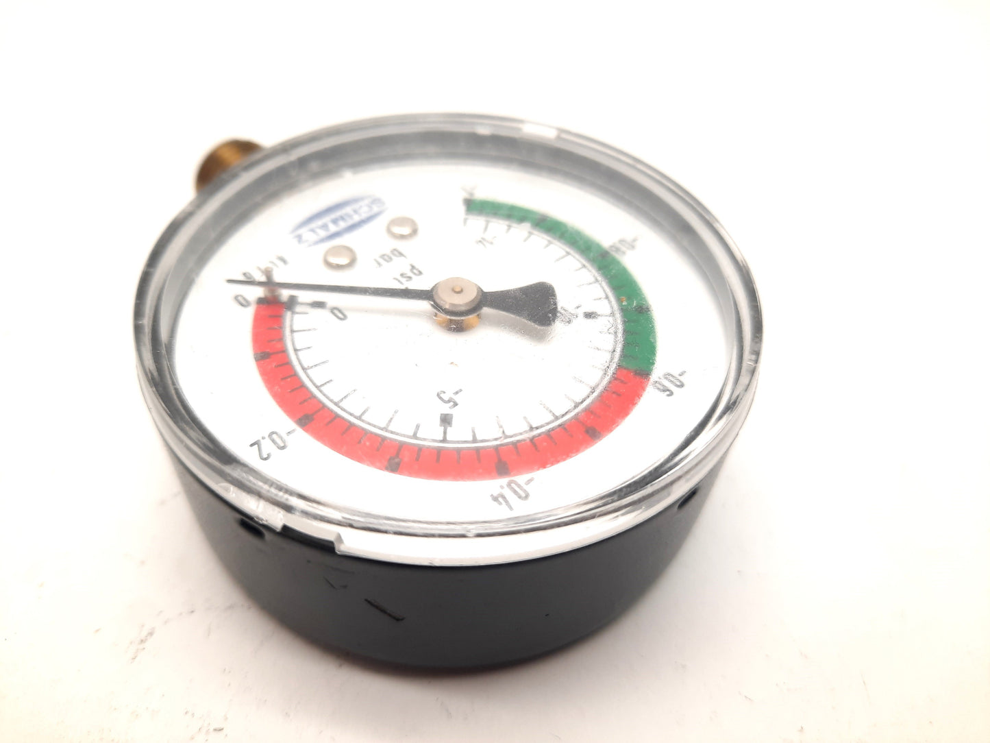Used Schmalz VAM-63-V-U Vacuum Gauge Dial: 2-1/2" Range: 0 to -1 bar 10.07.02.00004