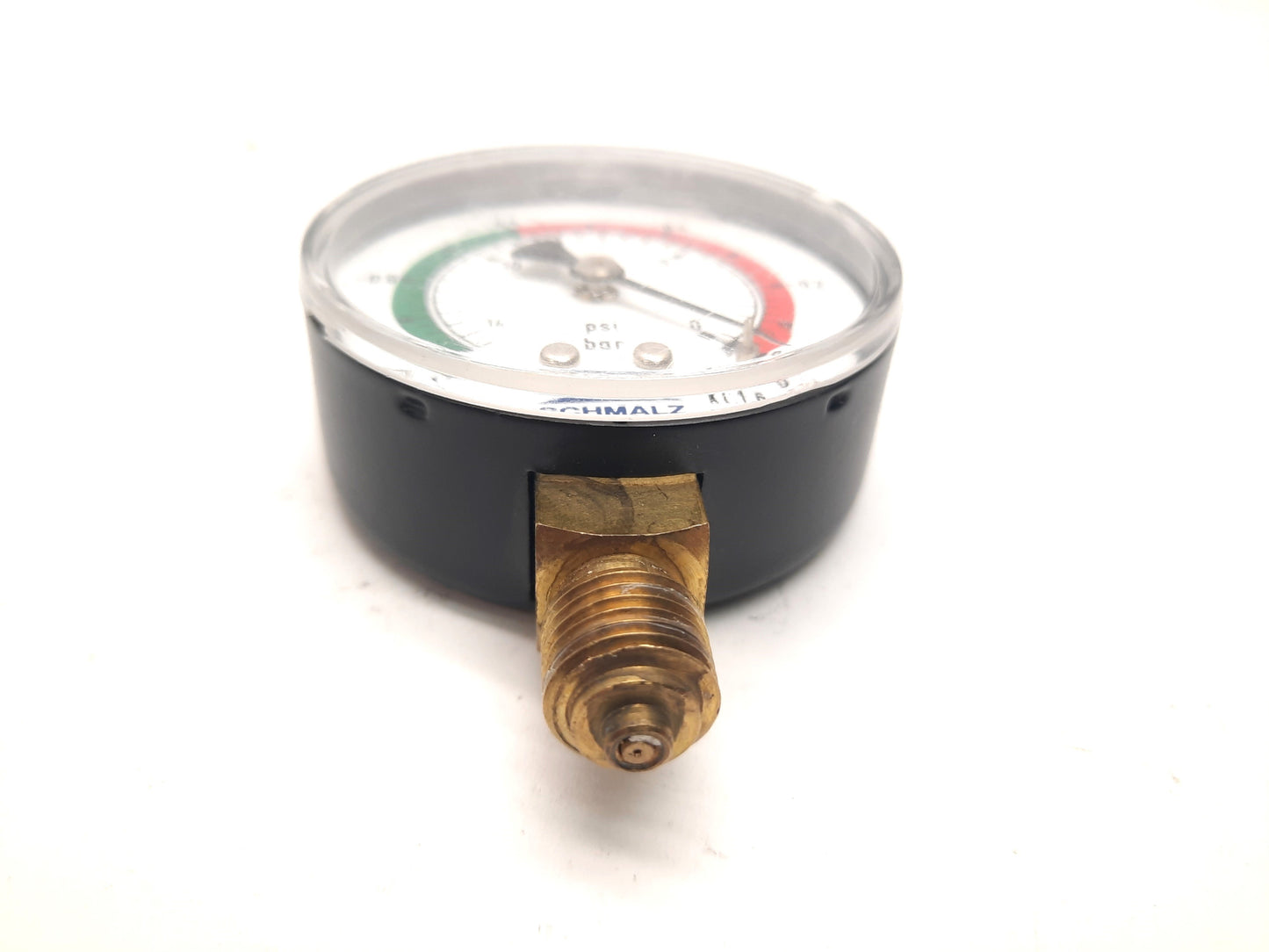 Used Schmalz VAM-63-V-U Vacuum Gauge Dial: 2-1/2" Range: 0 to -1 bar 10.07.02.00004
