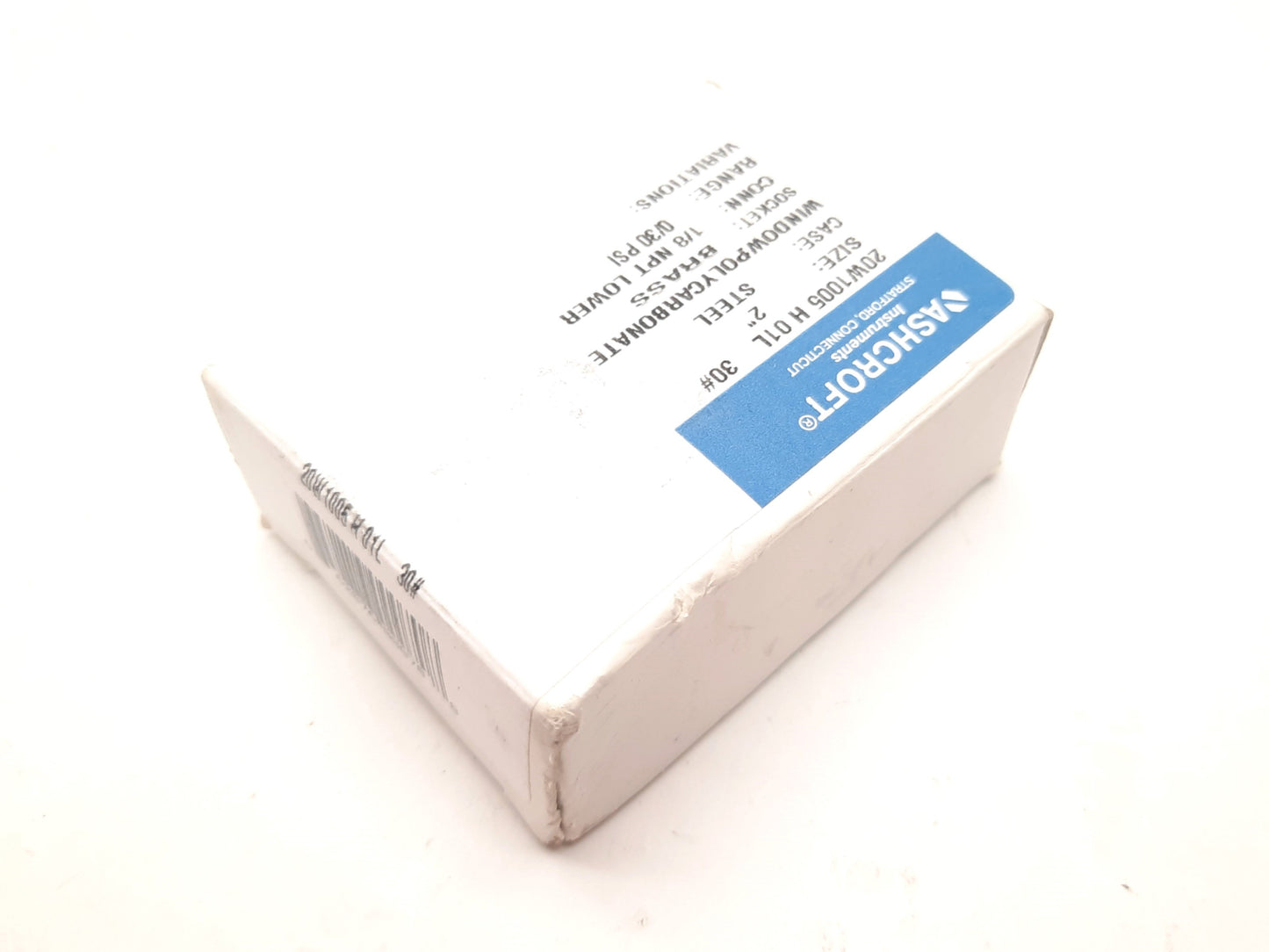 New – Open box Lot of 3 Ashcroft 20W1005 H 01L Pressure Gauge, 0-30psi, Size: 2", 1/8" NPT