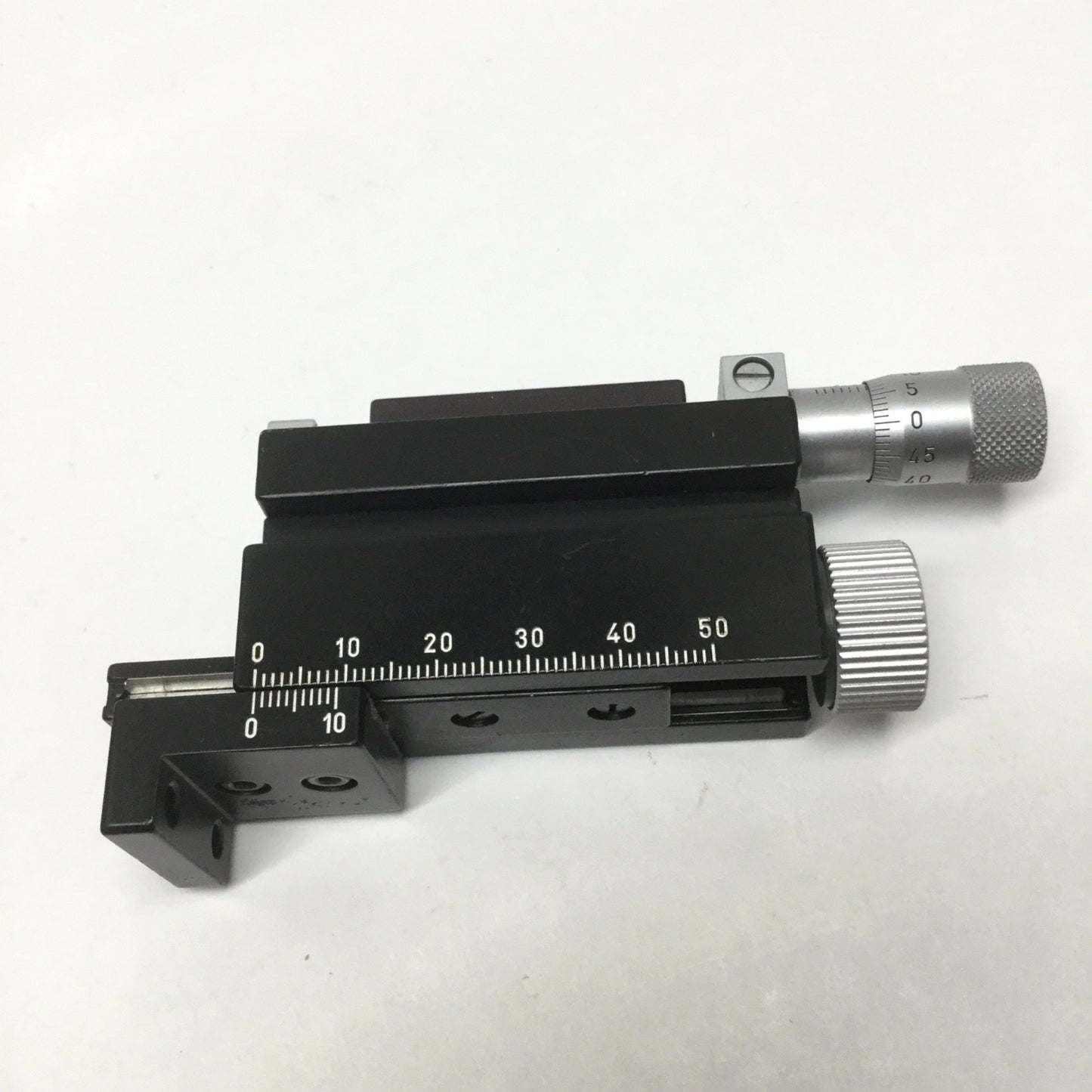 Used WPI Right-Hand Micromanipulator Linear X-Axis Stage 37mm Travel w/Fine Tune 10mm