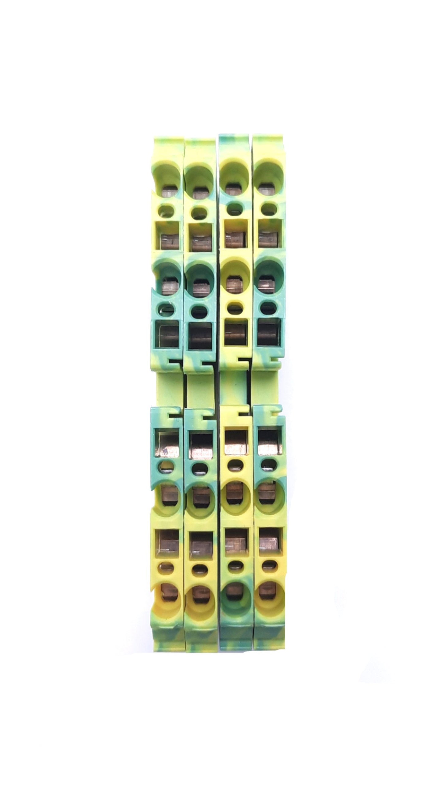 Used Lot of 4 Phoenix Contact Typ. ZFDK2,5-PE Contact Terminal Blocks, 800V, 24A