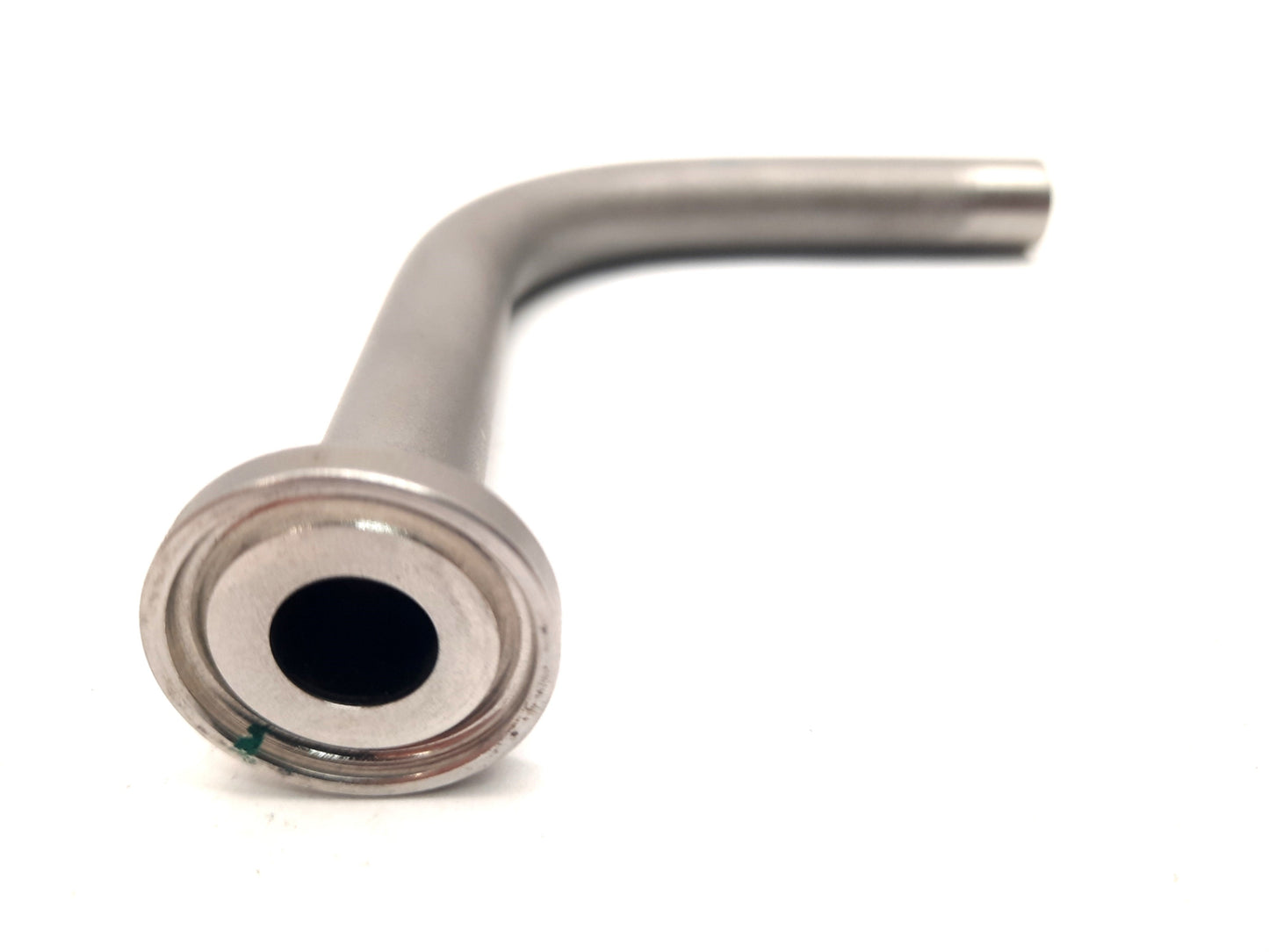Used Tri-Clover Mini 90 Deg Elbow Clamp Flange: 0.992" Bore: 0.39" to Tube OD: 0.5"