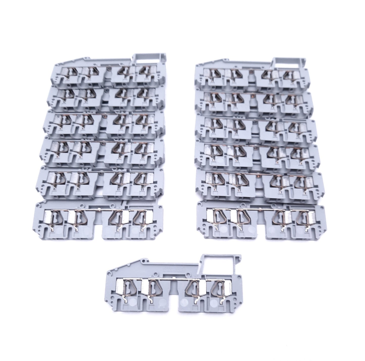Used Lot of 13 Phoenix Contact Typ ZFDK2,5 Terminal Blocks (Grey), 800V, 24A