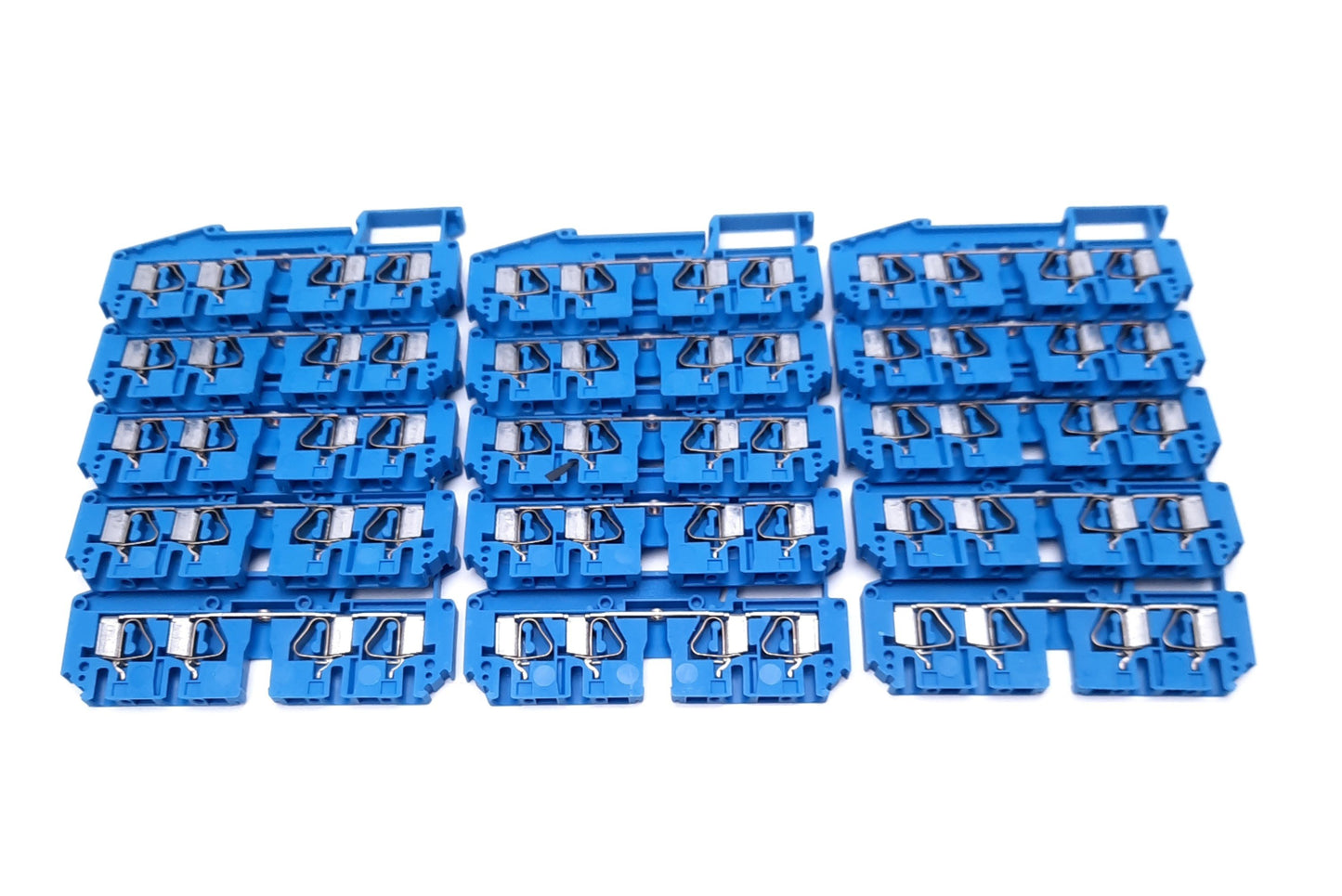 Used Lot of 15 Phoenix Contact Typ ZFDK2,5 Terminal Blocks (Blue), 800V, 24A