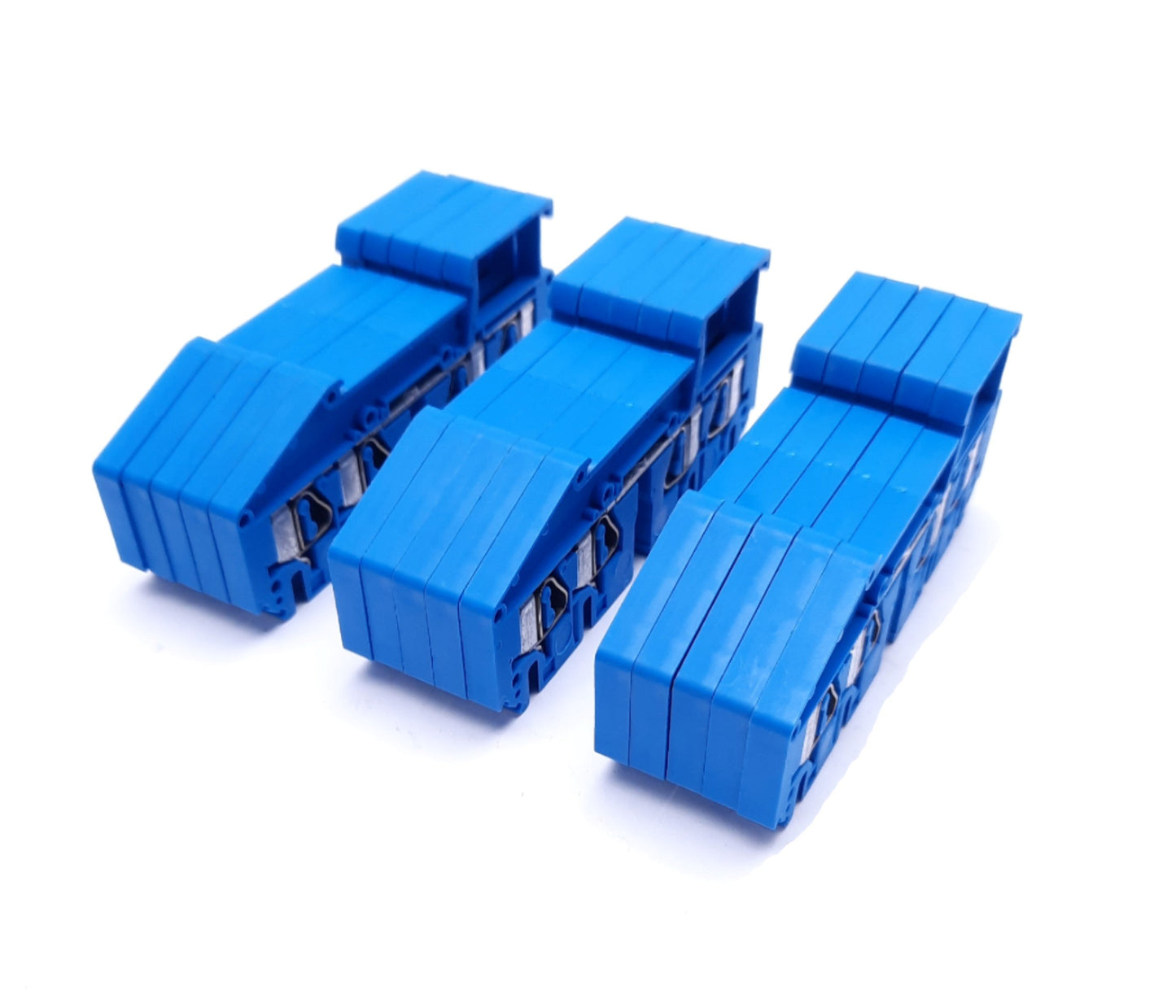 Used Lot of 15 Phoenix Contact Typ ZFDK2,5 Terminal Blocks (Blue), 800V, 24A