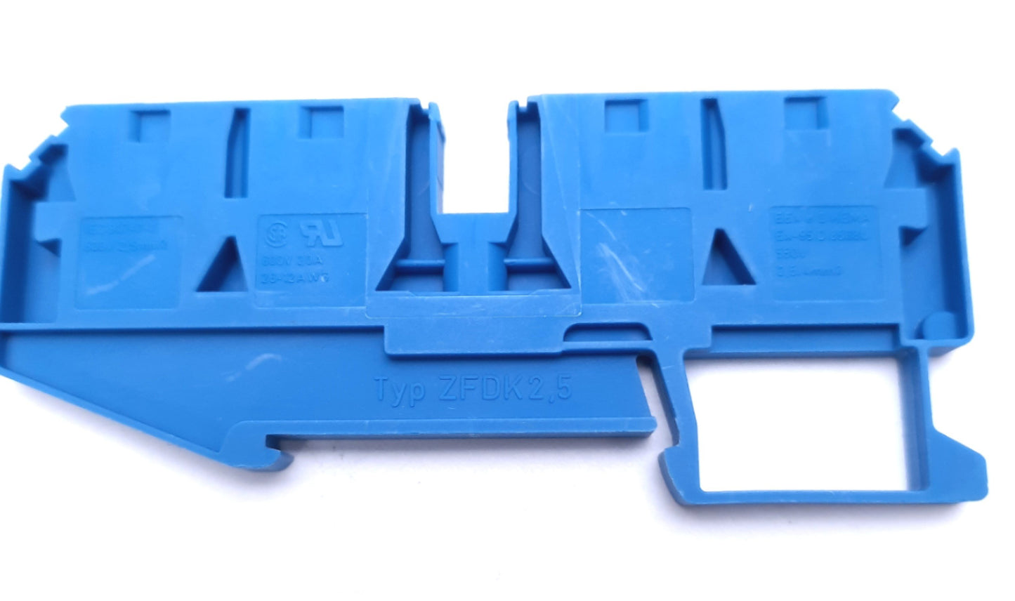 Used Lot of 15 Phoenix Contact Typ ZFDK2,5 Terminal Blocks (Blue), 800V, 24A