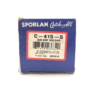 New SPORLAN C-415-S Catch-All Liquid Line Filter Drier 5/8" ODF Solder 7-18 Ton