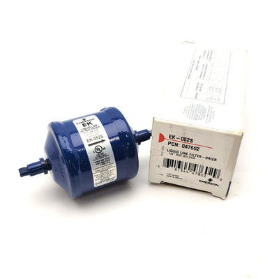 New Emerson EK-052S Liquid Line Filter Drier 1/4" ODF Solder 2.2-4.6 Tons MWP 680PSI