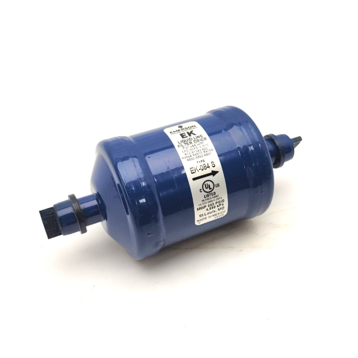 New Emerson EK-084 S Liquid Line Filter Drier 1/2" ODF Solder 5.1-9.9 Tons 680PSIG