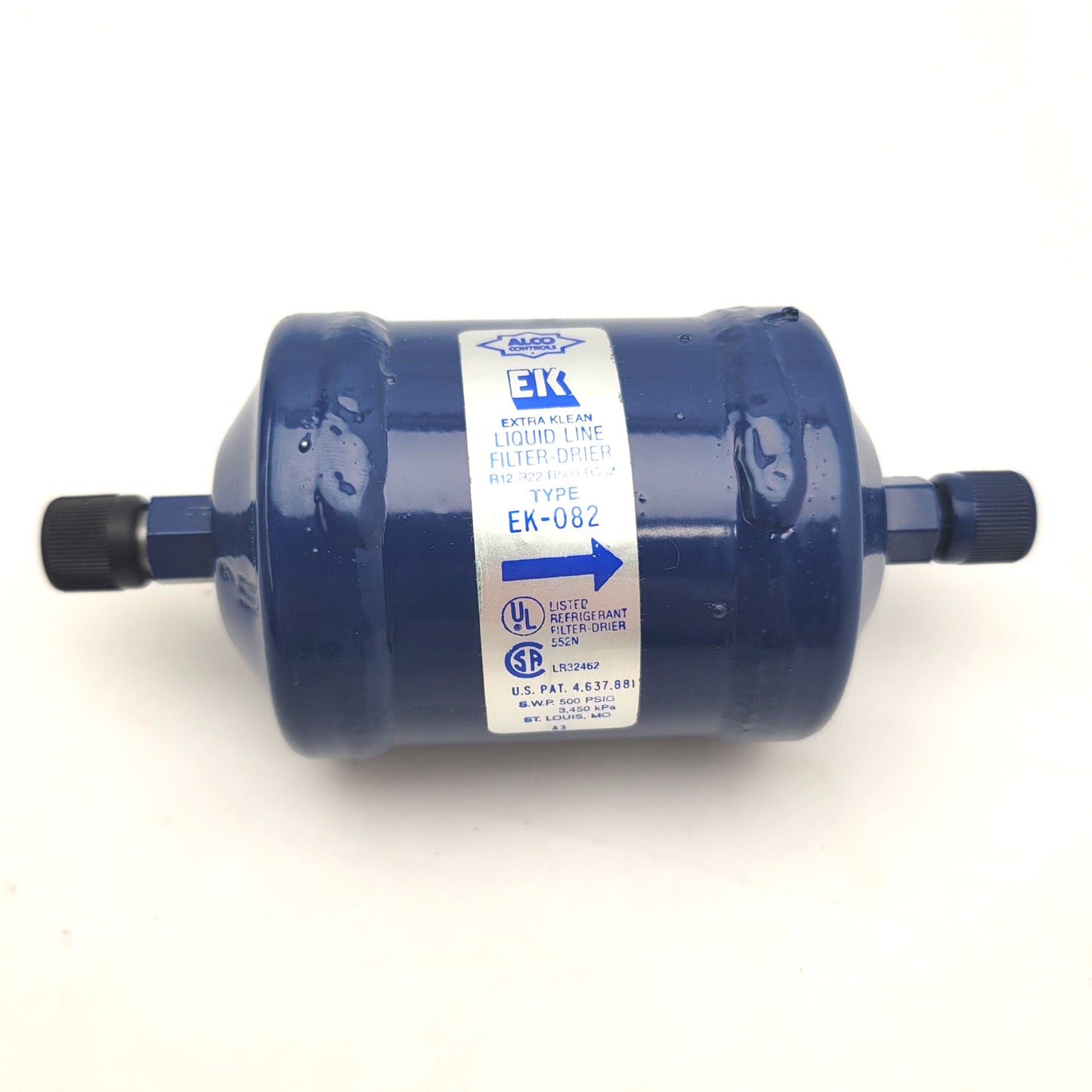 Used ALCO Controls EK-082 Extra Klean Liquid Line Filter Drier 1/4" SAE 1.7-3.2Tons
