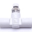 Used Lot of 4 SMC AS2001F Flow Control Valves, 1 MPa Maximum, In-Line Type, 6mm