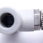 Used Lot of 4 SMC AS2001F Flow Control Valves, 1 MPa Maximum, In-Line Type, 6mm