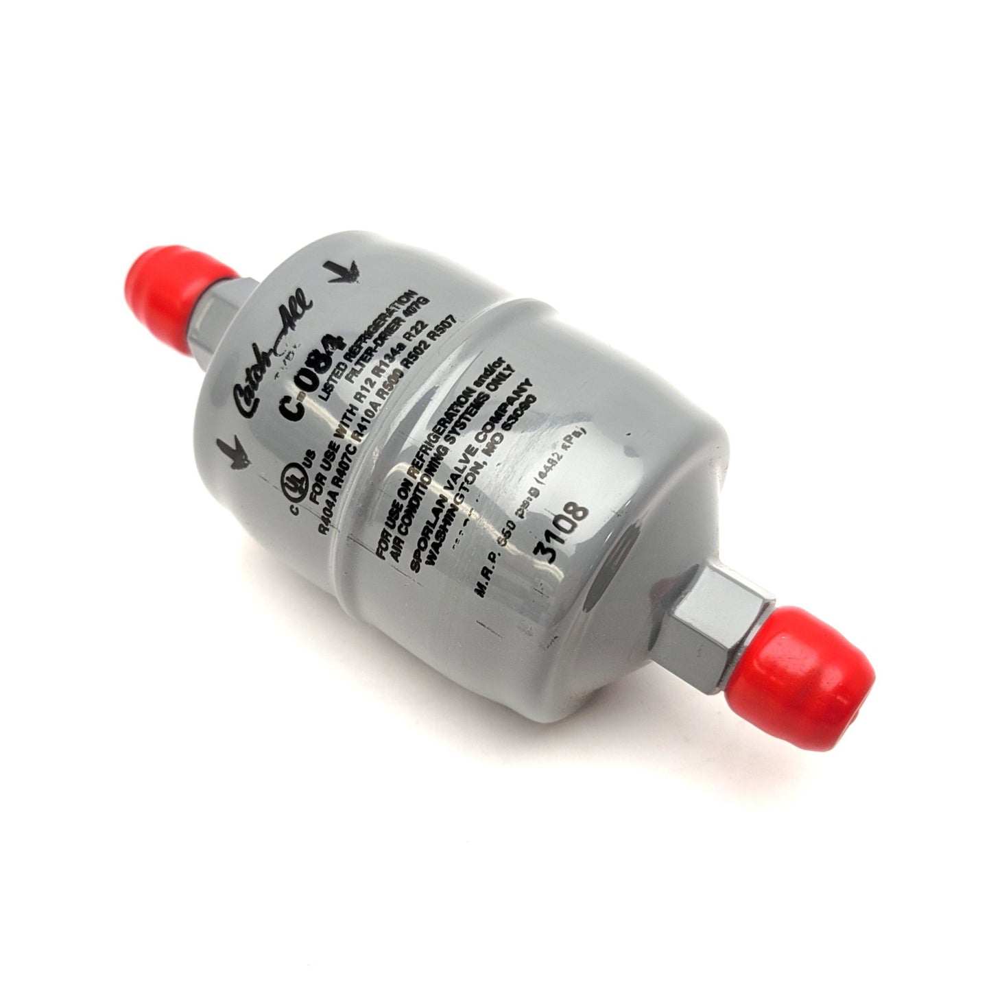 New – Open box Sporlan C-084 Catch-All Liquid Line Filter Drier 1/2"ODF, 0.75 To 2.5 Tons